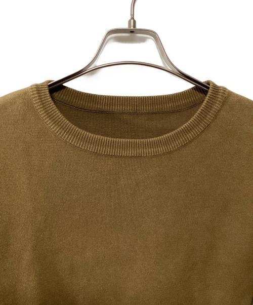 crepuscule（クレプスキュール）crepuscule (クレプスキュール) MILANORIB CREWNECK PO カーキ サイズ:1の古着・服飾アイテム