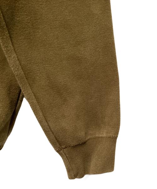 crepuscule（クレプスキュール）crepuscule (クレプスキュール) MILANORIB CREWNECK PO カーキ サイズ:1の古着・服飾アイテム