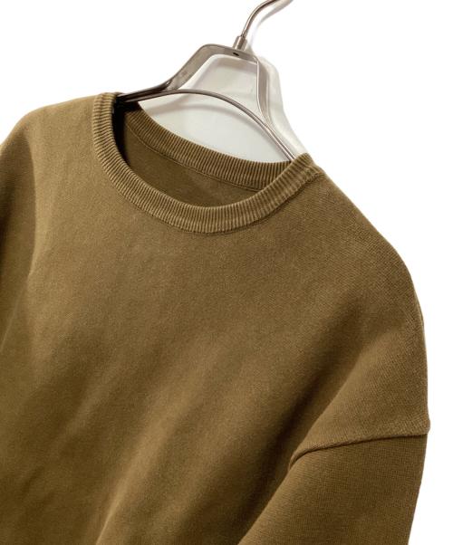 crepuscule（クレプスキュール）crepuscule (クレプスキュール) MILANORIB CREWNECK PO カーキ サイズ:1の古着・服飾アイテム