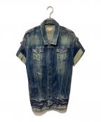 DIESELディーゼル）の古着「デニムシャツ」｜インディゴ