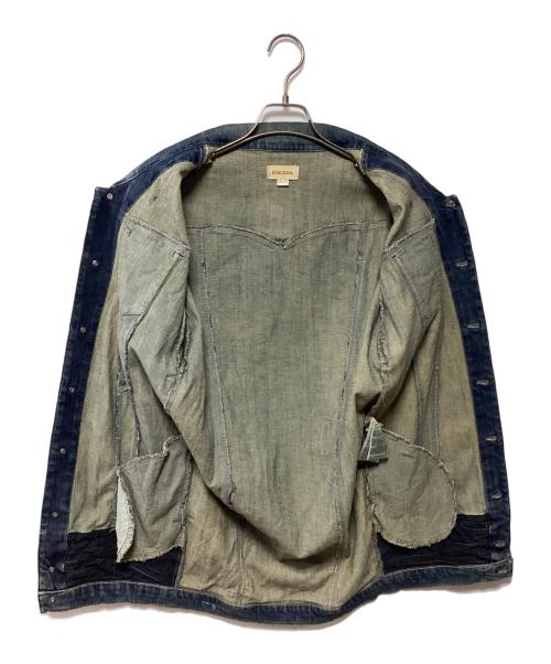 DIESEL（ディーゼル）DIESEL (ディーゼル) デニムシャツ インディゴ サイズ:XSの古着・服飾アイテム