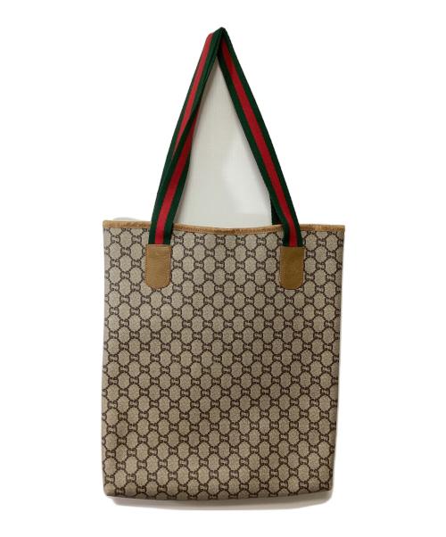 GUCCI PLUS（グッチ プラス）GUCCI PLUS (グッチ プラス) トートバッグ ベージュの古着・服飾アイテム