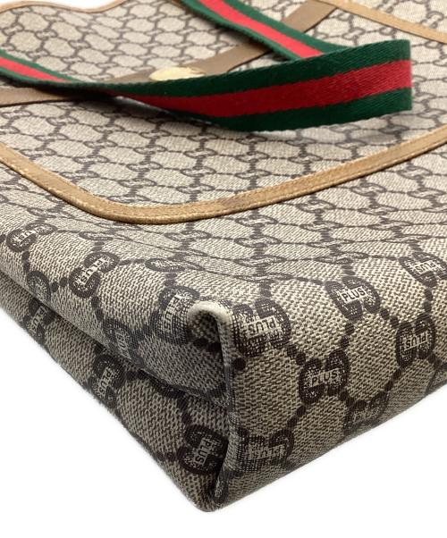 GUCCI PLUS（グッチ プラス）GUCCI PLUS (グッチ プラス) トートバッグ ベージュの古着・服飾アイテム
