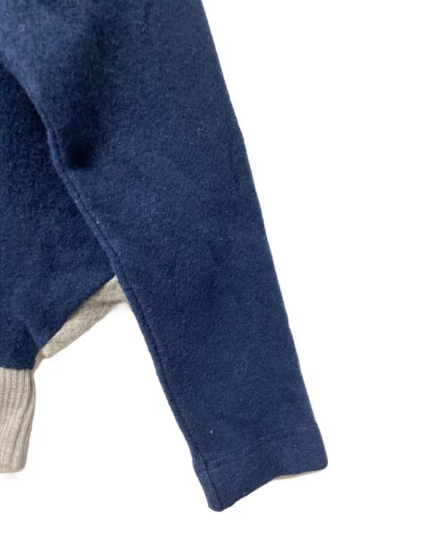 Vivienne Westwood RED LABEL（ヴィヴィアンウエストウッドレッドレーベル）Vivienne Westwood RED LABEL (ヴィヴィアンウエストウッドレッドレーベル) 刺繍ニット ネイビー×グレー サイズ:2の古着・服飾アイテム