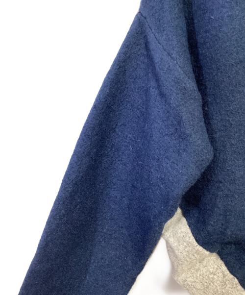 Vivienne Westwood RED LABEL（ヴィヴィアンウエストウッドレッドレーベル）Vivienne Westwood RED LABEL (ヴィヴィアンウエストウッドレッドレーベル) 刺繍ニット ネイビー×グレー サイズ:2の古着・服飾アイテム