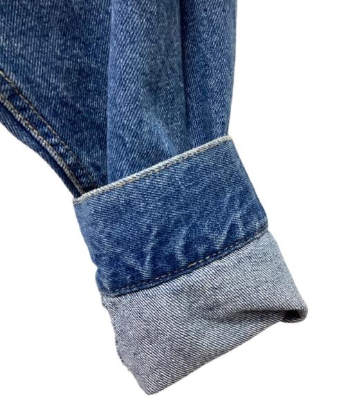 etsinta（エシンタ）etsinta (エシンタ) バックフリルデニムジャケット ブルー サイズ:ONEの古着・服飾アイテム