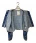 中古・古着 etsinta (エシンタ) バックフリルデニムジャケット ブルー サイズ:ONE：6000円
