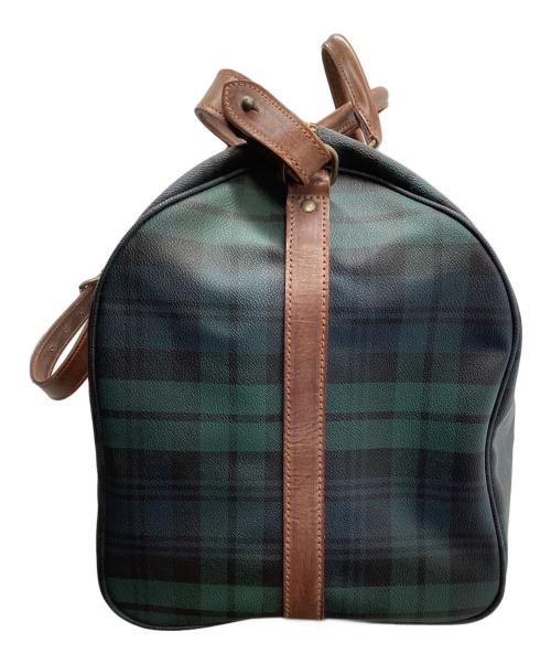 POLO RALPH LAUREN（ポロ・ラルフローレン）POLO RALPH LAUREN (ポロ・ラルフローレン) ミニボストンバッグ グリーン×ネイビー 未使用品の古着・服飾アイテム