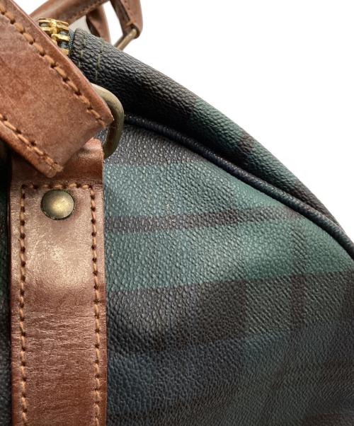 POLO RALPH LAUREN（ポロ・ラルフローレン）POLO RALPH LAUREN (ポロ・ラルフローレン) ミニボストンバッグ グリーン×ネイビー 未使用品の古着・服飾アイテム