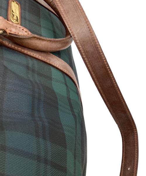POLO RALPH LAUREN（ポロ・ラルフローレン）POLO RALPH LAUREN (ポロ・ラルフローレン) ミニボストンバッグ グリーン×ネイビー 未使用品の古着・服飾アイテム