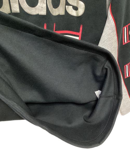 adidas（アディダス）adidas (アディダス) パーカー グレー×ブラック サイズ:M-Lの古着・服飾アイテム