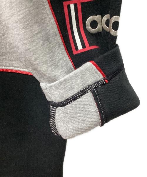 adidas（アディダス）adidas (アディダス) パーカー グレー×ブラック サイズ:M-Lの古着・服飾アイテム