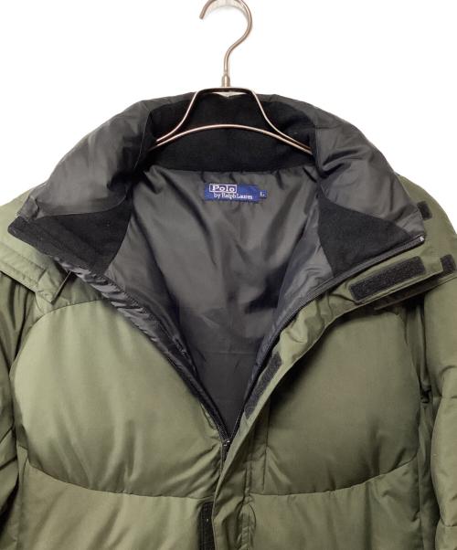 POLO RALPH LAUREN（ポロ・ラルフローレン）POLO RALPH LAUREN (ポロ・ラルフローレン) ダウンコート オリーブ サイズ:Lの古着・服飾アイテム