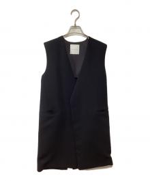 ESTNATION（エストネーション）の古着「ロングジレ」｜ブラック