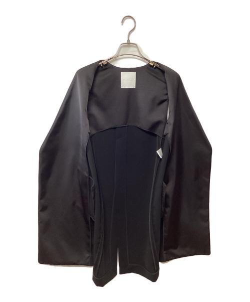 ESTNATION（エストネーション）ESTNATION (エストネーション) ロングジレ ブラック サイズ:36の古着・服飾アイテム