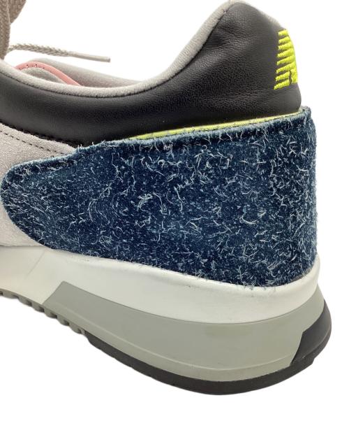 NEW BALANCE（ニューバランス）NEW BALANCE (ニューバランス) ローカットスニーカー グリーン×グレー×ピンク サイズ:USA 8 1/2の古着・服飾アイテム