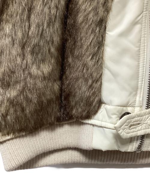 DIESEL（ディーゼル）DIESEL (ディーゼル) 中綿ジャケット ホワイト サイズ:XSの古着・服飾アイテム