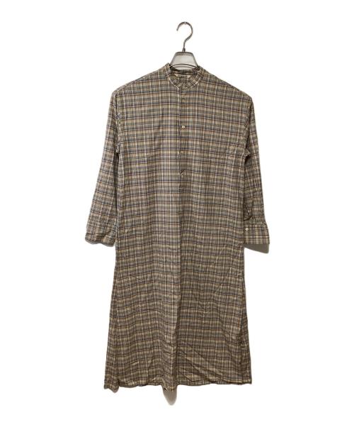 AURALEE（オーラリー）AURALEE (オーラリー) シャツワンピース ベージュ サイズ:1の古着・服飾アイテム