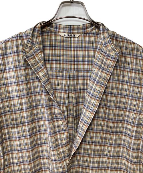 AURALEE（オーラリー）AURALEE (オーラリー) シャツワンピース ベージュ サイズ:1の古着・服飾アイテム