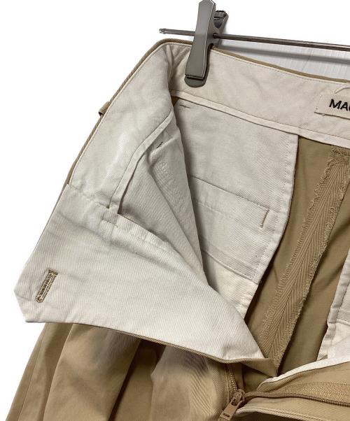 MACPHEE（マカフィー）MACPHEE (マカフィー) コットンチノタックワイドパンツ ベージュ サイズ:32の古着・服飾アイテム