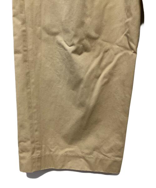 MACPHEE（マカフィー）MACPHEE (マカフィー) コットンチノタックワイドパンツ ベージュ サイズ:32の古着・服飾アイテム
