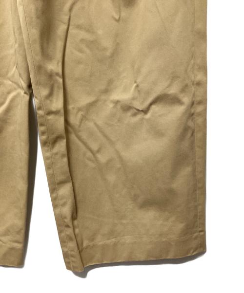 MACPHEE（マカフィー）MACPHEE (マカフィー) コットンチノタックワイドパンツ ベージュ サイズ:32の古着・服飾アイテム