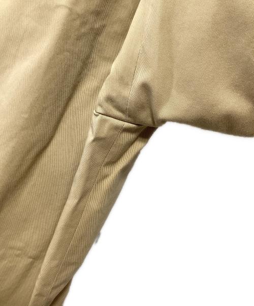 MACPHEE（マカフィー）MACPHEE (マカフィー) コットンチノタックワイドパンツ ベージュ サイズ:32の古着・服飾アイテム
