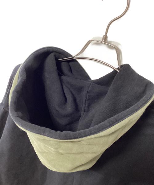 MARNI（マルニ）MARNI (マルニ) プルオーバーパーカー ブラック×カーキ サイズ:48の古着・服飾アイテム