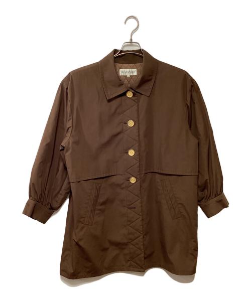 Yves Saint Laurent（イヴサンローラン）Yves Saint Laurent (イヴサンローラン) コート ブラウン サイズ:36の古着・服飾アイテム