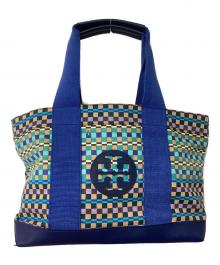 TORY BURCH（トリーバーチ）の古着「トートバッグ」｜ブルー