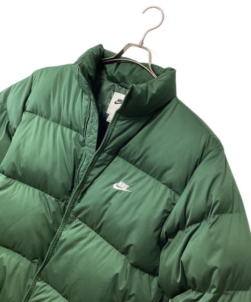 NIKE（ナイキ）NIKE (ナイキ) TFクラブパファージャケット グリーン サイズ:XLの古着・服飾アイテム