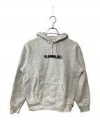 SUPREMEシュプリーム）の古着「Motion Logo Hooded Sweatshirt」｜ライトグレー