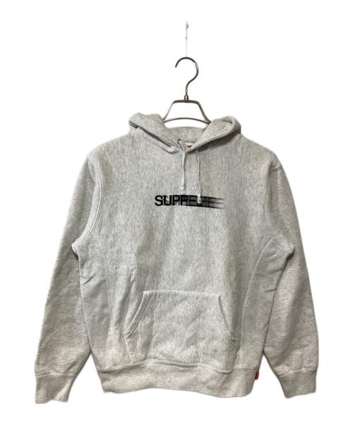 SUPREME（シュプリーム）SUPREME (シュプリーム) Motion Logo Hooded Sweatshirt ライトグレー サイズ:Smallの古着・服飾アイテム