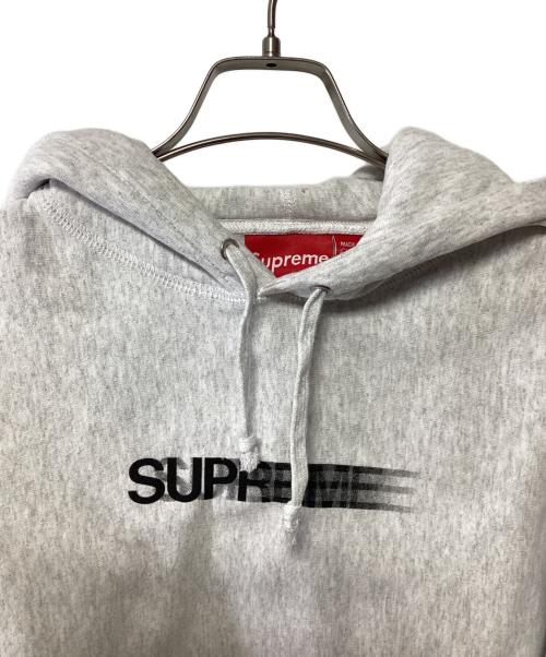 SUPREME（シュプリーム）SUPREME (シュプリーム) Motion Logo Hooded Sweatshirt ライトグレー サイズ:Smallの古着・服飾アイテム