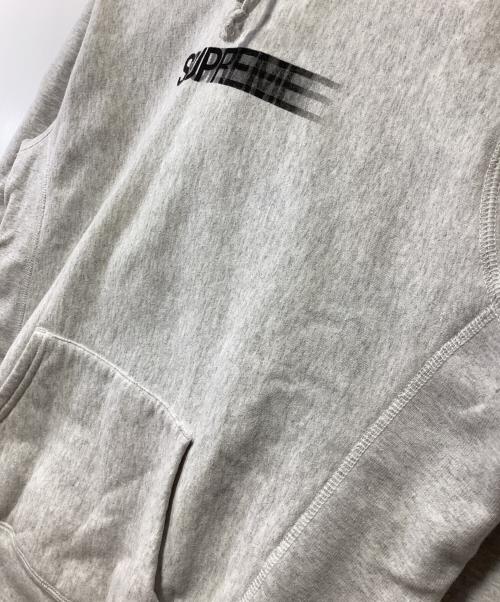 SUPREME（シュプリーム）SUPREME (シュプリーム) Motion Logo Hooded Sweatshirt ライトグレー サイズ:Smallの古着・服飾アイテム