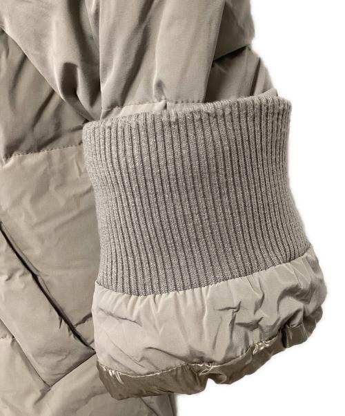 nano・universe（ナノ・ユニバース）nano・universe (ナノ・ユニバース) スタンドミドルダウン ベージュ サイズ:38の古着・服飾アイテム