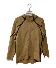 Snow peak（スノーピーク）の古着「シームレスパーカー」｜ベージュ×ブラック