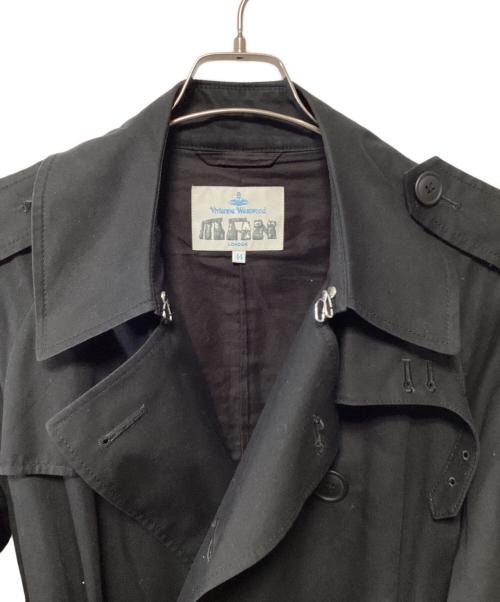 Vivienne Westwood man（ヴィヴィアン ウェストウッド マン）Vivienne Westwood man (ヴィヴィアン ウェストウッド マン) トレンチコート ブラック サイズ:44の古着・服飾アイテム