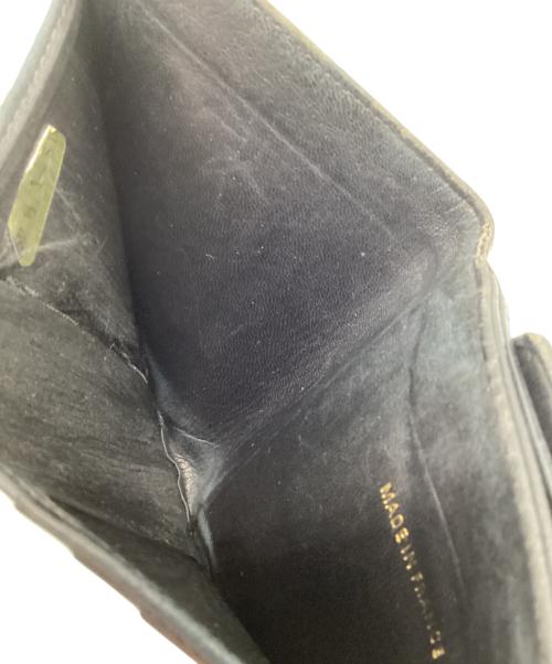 CHANEL（シャネル）CHANEL (シャネル) 2つ折り財布 ブラックの古着・服飾アイテム