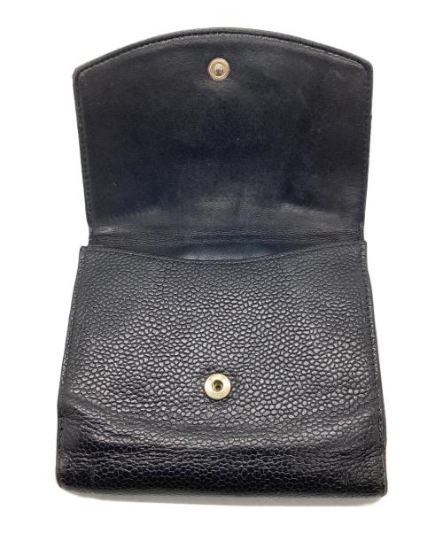 CHANEL（シャネル）CHANEL (シャネル) 2つ折り財布 ブラックの古着・服飾アイテム
