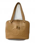 CHANELシャネル）の古着「ココマークトートバッグ」｜ベージュ