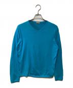 Crucianiクルチアーニ）の古着「薄手ニット」｜スカイブルー