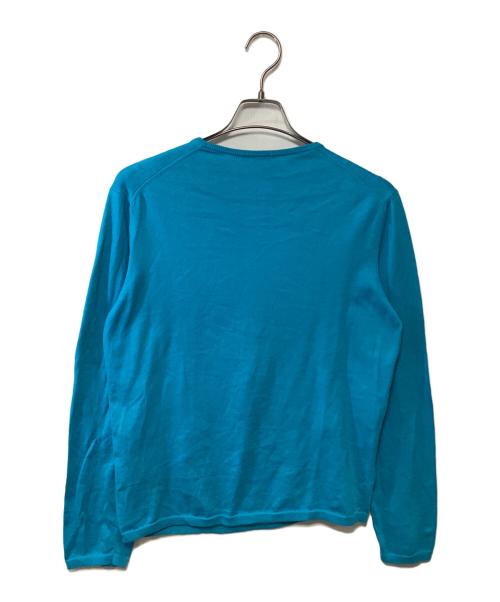 Cruciani（クルチアーニ）Cruciani (クルチアーニ) 薄手ニット スカイブルー サイズ:50の古着・服飾アイテム