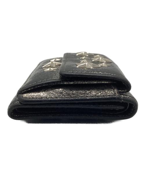 JIMMY CHOO（ジミーチュウ）JIMMY CHOO (ジミーチュウ) 3つ折り財布 シルバーの古着・服飾アイテム
