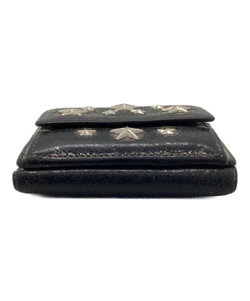JIMMY CHOO（ジミーチュウ）JIMMY CHOO (ジミーチュウ) 3つ折り財布 シルバーの古着・服飾アイテム