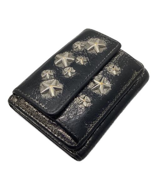 JIMMY CHOO（ジミーチュウ）JIMMY CHOO (ジミーチュウ) 3つ折り財布 シルバーの古着・服飾アイテム