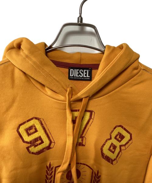 DIESEL（ディーゼル）DIESEL (ディーゼル) プルオーバーパーカー イエロー サイズ:XS 未使用品の古着・服飾アイテム