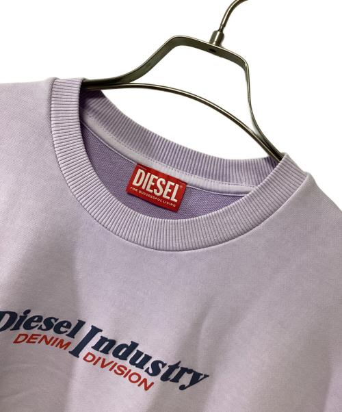 DIESEL（ディーゼル）DIESEL (ディーゼル) クルーネックスウェット ラベンダー サイズ:XXS 未使用品の古着・服飾アイテム