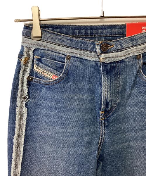 DIESEL（ディーゼル）DIESEL (ディーゼル) スキニージーンズ ブルー サイズ:W23L32 未使用品の古着・服飾アイテム