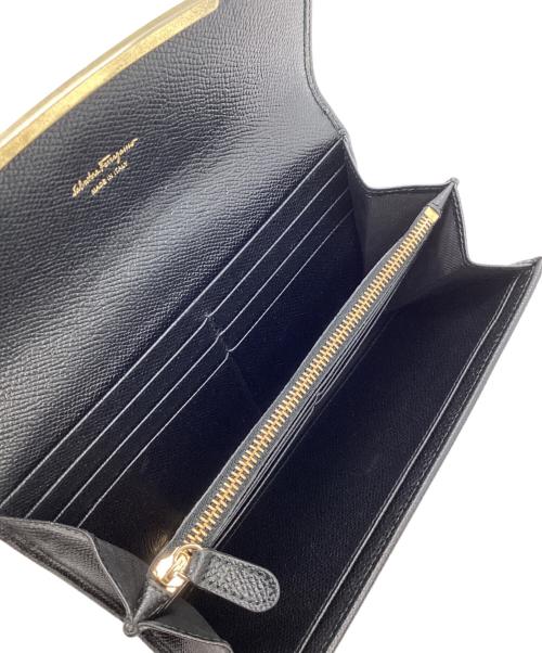 Salvatore Ferragamo（サルヴァトーレ フェラガモ）Salvatore Ferragamo (サルヴァトーレ フェラガモ) ロングウォレット ブラックの古着・服飾アイテム